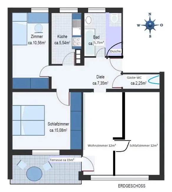 Apartmán Na pronájem - 85740 munich DE Image 4